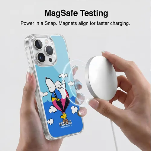 Miniatura 4 de Head Case Designs Funda de gel con licencia oficial de Peanuts Snoopy & Woodstock Balloon Halfs and Laughs [protección de grado militar] compatible