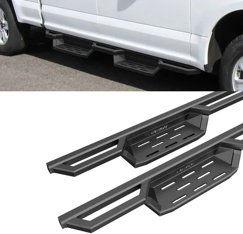 Miniatura 4 de HD Ridez Barra de acero híbrida basculante compatible con Ford F150 SuperCrew Cab 2015-2026 y F150 Lightning 2022-2026 y F-250 F-350 Super Duty