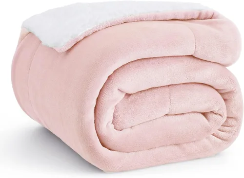 Miniatura 52 de Bedsure GentleSoft - Manta de forro polar Sherpa para sofá, manta de Navidad gruesa y cálida para invierno, manta de felpa suave y esponjosa como