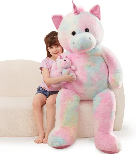 Miniatura 13 de MorisMos Oso de Peluche Gigante Animal de Peluche con Osos Bebé, 35.4'' Oso Grande de Peluche Mamá, 3 Pequeños Osos de Peluche Animales de Peluche a