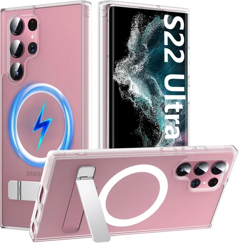 Miniatura 22 de Funda OWKEY Samsung Galaxy A13 5G, Funda Magnética para Teléfono con Soporte y Protector de Pantalla, Funda Protectora Antihuellas y a Prueba de A13