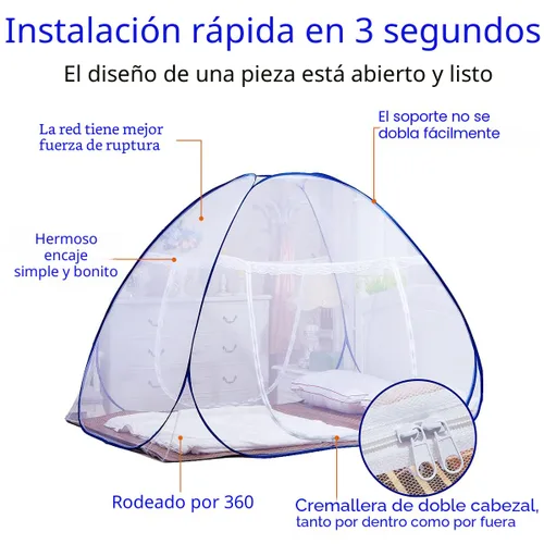 Miniatura 4 de Mosquitera desplegable portátil