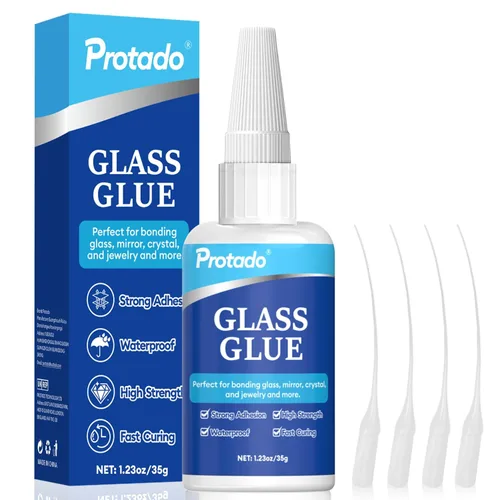 Miniatura 9 de Pegamento para Cerámica, 35g Adhesivo Super Fuerte de Alta Resistencia Transparente, Adhesivo Impermeable y Resistente al Calor para Enlace