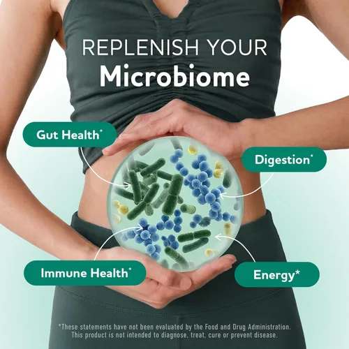 Miniatura 4 de Prebióticos y probióticos para mujeres y hombres Pre y probióticos para la salud intestinal y alivio de la hinchazón Simbiótico con 20 mil