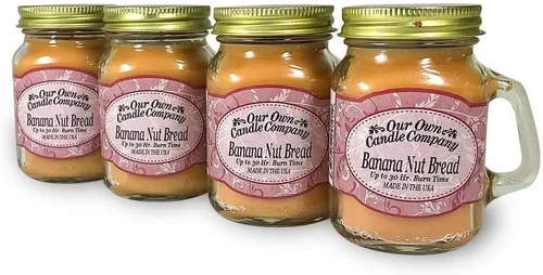 Miniatura 8 de Our Own Candle Company - Mini vela perfumada en tarro con eliminador de humo, 3.5 onzas (paquete de 4)