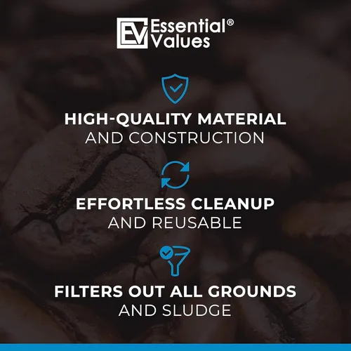 Miniatura 4 de Essential Values 8 Pack Cold Brew Coffee Filters - Replacement Coffee Filter Bags - Compatible with Toddy Cold Brew Maker