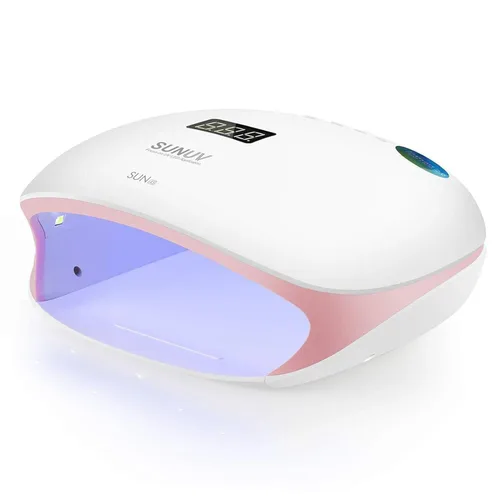 Miniatura 10 de Secador de uñas con gel con LED de 48 W UV y sensor (blanco), de Sunuv