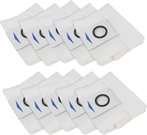 Paquete de 10 bolsas de filtro de repuesto para aspiradora compatibles con ECOVACS DEEBOT X1 OMNI Turbo T10 T20 Robot Aspirador..