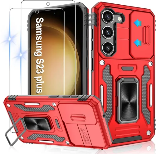 Miniatura 157 de Gritup para Samsung Galaxy S22 Funda con protectores de pantalla HD de 2 paquetes y cubierta deslizante para la cámara, protección contra caídas