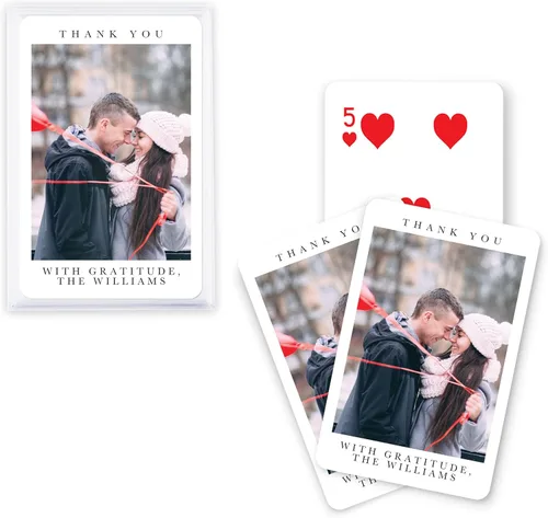Miniatura 4 de WEDDINGSTAR Tarjeta de juego impresa con foto personalizada (1, amor moderno)