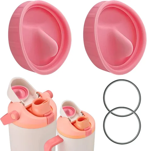 Miniatura 16 de Juego de tapones de silicona a prueba de fugas y anillos de junta para Owala FreeSip Sway de 30 onzas y 40 onzas, 40 onzas, silicona de grado
