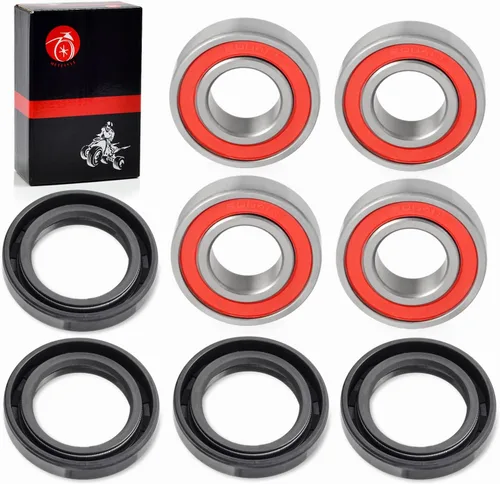 Miniatura 6 de Kit de rodamientos y sellos de rueda delantera para HONDA Recon 250 TRX250TE TRX250TM 1997-2018 TRX200D 1990-1997 TRX350TE TRX350TM 2000-2006
