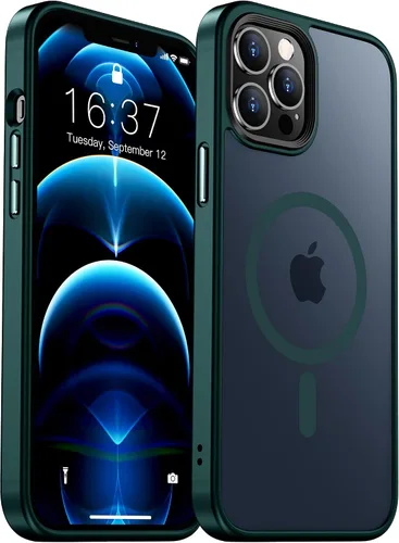 Miniatura 12 de Red2Fire Funda magnética fuerte para iPhone 12 Pro Max [compatible con MagSafe] con 2 unidades [protector de pantalla de vidrio templado] Funda