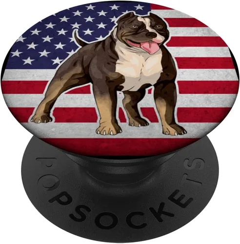 Miniatura 6 de American Bully Breed - Bulldog Dog PopSockets MagSafe PopGrip para iPhone