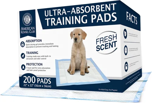 Miniatura 12 de American Kennel Club Almohadillas de entrenamiento para cachorros, 150 unidades, aroma a hierba recién cortada, almohadillas absorbentes a prueba