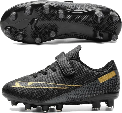 Zapatos de fútbol para niños y niñas, zapatos deportivos antideslizantes para exteriores e interiores