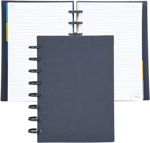 Miniatura 102 de Talia - Cuadernos de notas con tapas, planificador, personalizables, (Azul de Verano, Junior (5.5 pulgadas x 8.5 pulgadas)) Azul verano