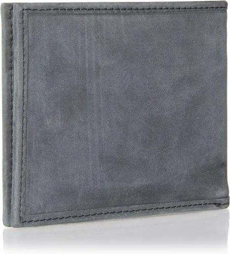 Miniatura 2 de Lucky Brand Bandera de cuero para hombre en relieve RFID Bifold