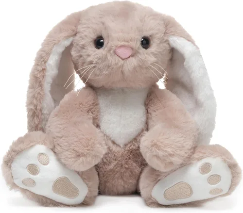 Bearington Boomer - Animal de peluche de conejo de Pascua, 10.5 pulgadas, suave, de primera calidad, para acurrucarse todos los días y el tiempo de