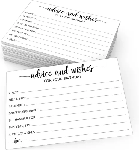 Miniatura 13 de 321Done Advice & Wishes for the Mr & Mrs, 4 x 6 pulgadas, color blanco (50 tarjetas), hecho en Estados Unidos, consejos de boda para novia, novio