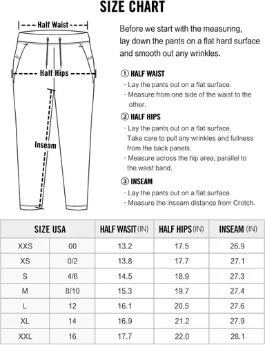Miniatura 7 de CRZ YOGA - Pantalones deportivos de golf elásticos en 4 direcciones para mujer, pantalones de trabajo de vestir de 78, con bolsillos, para deportes
