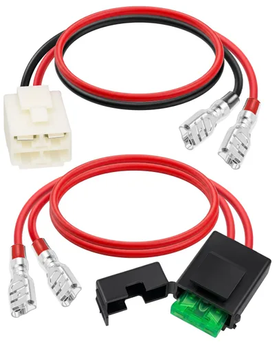 Arnés de cableado de batería de 4 pines y 2 cables para Razor Dirt Quad Dune Buggy MX350 MX400 PR200 Pocket Mod Bella Betty Bistro Daisy Sport Mod