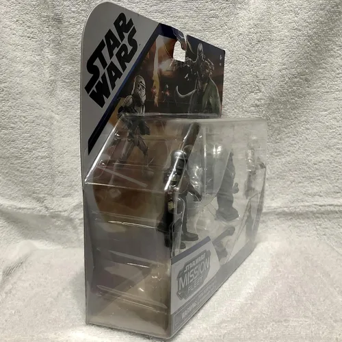 Miniatura 5 de Star Wars Hasbro Mission Fleet Expedición Clase The Mandalorian, Blurrg, Remanente Stormtrooper Toys, Batalla del Yermo