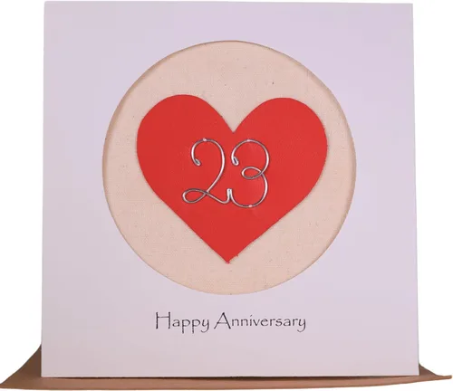 Miniatura 9 de Camellia Bees Tarjeta de aniversario de boda del primer año para ella él, tarjeta de aniversario hecha a mano para esposa, marido, pareja (1st)