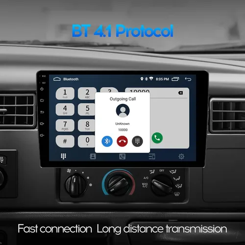 Miniatura 5 de 9" IPS Visualización Completa Táctil 2+32G Radio de Coche Doble Din Receptores de Audio Vídeo Estéreo con CarPlay Inalámbrico Android Auto Cámara