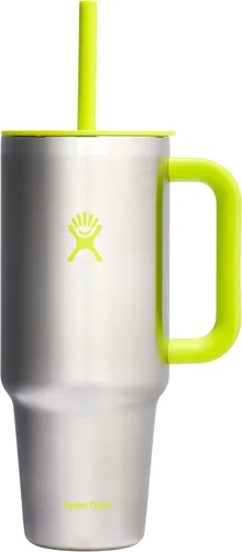 Miniatura 59 de Hydro Flask Vaso de Viaje con Asa, Tapa y Pajita - Acero Inoxidable Aislado en 24 Oz Aloe
