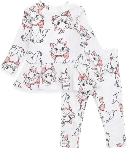 Disney Minnie Mouse Winnie the Pooh The Aristocats Lilo & Stitch Peplum - Camiseta y pantalones para recién nacidos a niños grandes