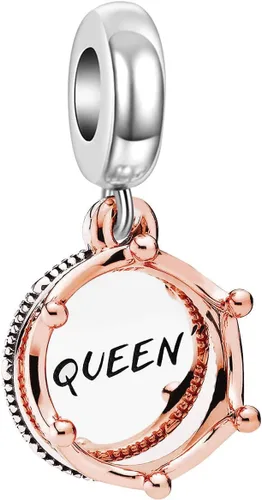 Miniatura 234 de LUXILLA Abalorio de plata de ley 925 para madre, hija, abuela, para familia, amor, madre, hija, abuela, para pulseras, collares, dijes, abalorios