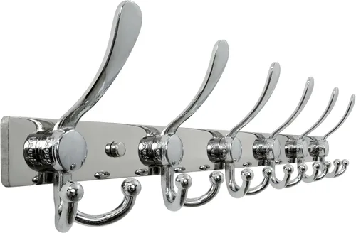 Miniatura 24 de Dseap - Perchero para montaje en pared, base resistente calibre 12 vs Flimsy de 0.039 pulgadas, ganchos sólidos antidesgarros, montaje en perno