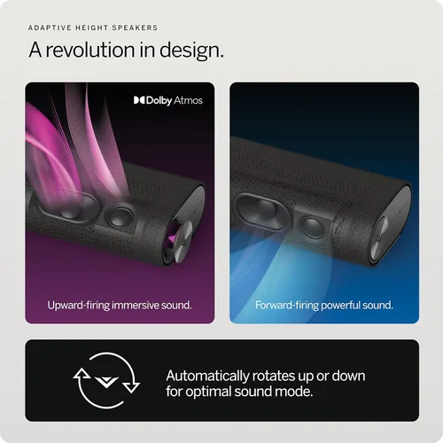 Miniatura 3 de VIZIO 5.1.2 Barra de sonido Elevate con Dolby Atmos, 13 altavoces, subwoofer inalámbrico, Alexa - Modelo 2023, color negro