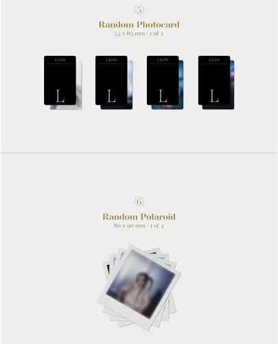 Miniatura 5 de LALISA LISA Primer álbum sencillo (NEGRO VER.)