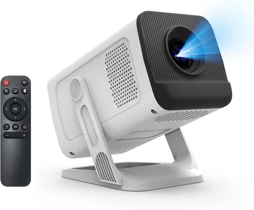 Miniatura 9 de Mini proyector con WIFI 6 y Bluetooth, proyector portátil con soporte 4K 1080P, aplicación incorporada, Android 11, 150 ANSI, corrección trapezoidal