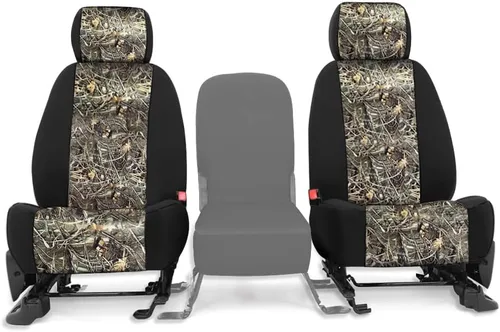 CarsCover Fundas de neopreno para asiento delantero de automóvil, ajuste personalizado para Dodge Ram 1500 2500 3500 Pickup Truck 2017-2018, fundas