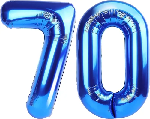 Miniatura 42 de SINBEE Globo dorado del número 10, papel de aluminio Mylar de 40 pulgadas, decoración de fiesta reutilizable para cumpleaños, aniversario, Oro