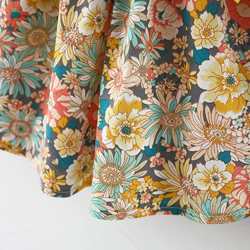 Miniatura 5 de IBAKOM Vestido de verano sin mangas con flores para bebé, vestido hawaiano de fiesta, vestido de princesa bohemio con sombrero de paja