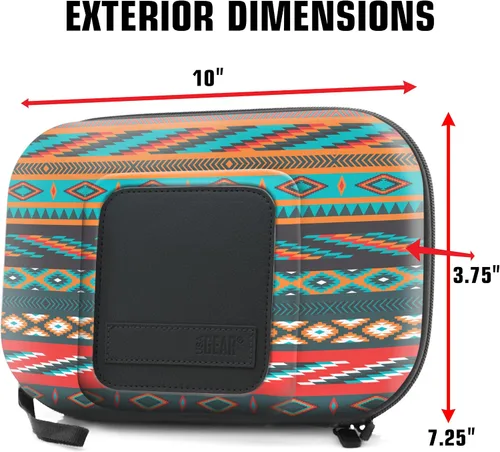 Miniatura 8 de USA Gear Kit organizador de bolsa de viaje con bolsillos de almacenamiento personalizables y carcasa rígida protectora, perfecto para llevar champú