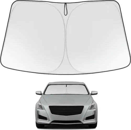 Miniatura 117 de Proadsy Parasol para parabrisas actualizado 2025, ajuste personalizado Dodge RAM 1500 2Dr 2019-2024 2025, 4 capas, plegable, protector de parasol