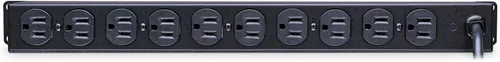 Miniatura 3 de Montaje del rack PDU Cyberpower Cps-1220 Rms, conector múltiple, 12 salida 20 A, 2400 VA, 1800 julios 15 A Negro