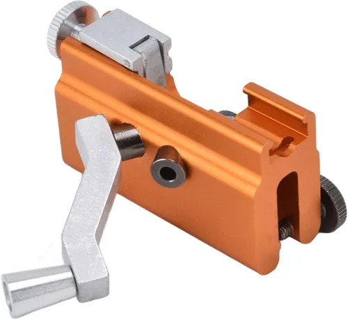 Miniatura 2 de Plantilla de afilado de motosierra, sacapuntas de cadena de manivela portátil, afilado rápido para todo tipo de motosierras y sierras eléctricas