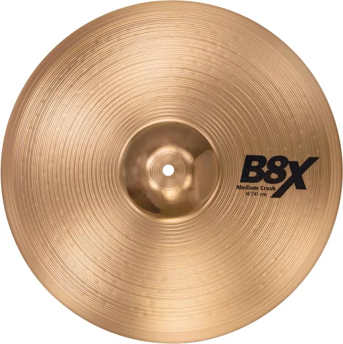 SABIAN Platillo de choque mediano B8X de 16"