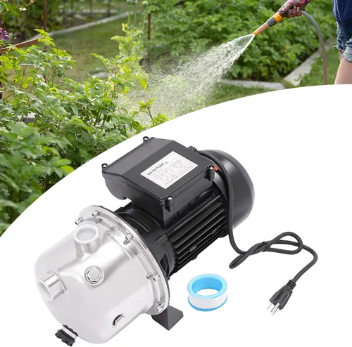 Miniatura 10 de 1HP Bomba de pozo poco profundo, bomba de agua portátil de hierro fundido - Cabeza máxima de 183.7 pies, bombas de presión de agua con interruptor