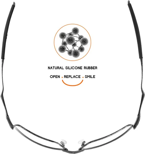 Miniatura 4 de Tintart 2 pares de kits de goma de repuesto para los oídos y las narices para gafas de sol Oakley Whisker