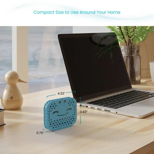 Miniatura 5 de Home Zone Living CleanAura - Kit de filtro desodorizante con bolsa de filtro de carbón y adhesivo magnético, ayuda a eliminar el olor en casa