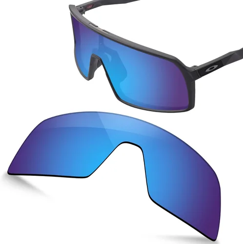 Miniatura 2 de TRUSHELL Lentes de repuesto polarizados para gafas de sol Oakley Sutro OO9406, color azul océano