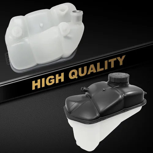 Miniatura 3 de PartsFlow Tanque de depósito de refrigerante 603-283 con tapa compatible con 2001-2011 Mercedes Benz CLS500 CLS55 CLS63 E63 E55 AMG E320 E350