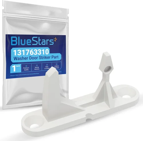 BlueStars 131763310 Golpeador de Puerta de Lavadora de Reemplazo - Fácil de Instalar - Ultraduradero - Compatible con Lavadoras Frigidaire y Kenmore